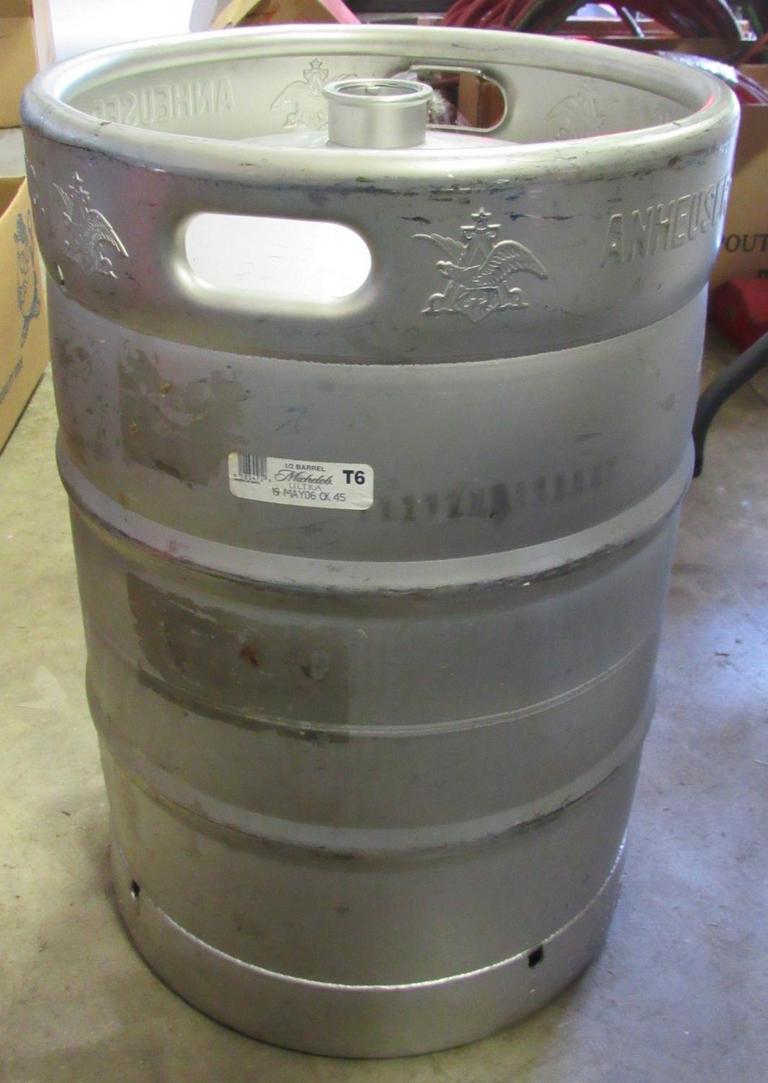 Auction Ohio Empty Beer Keg