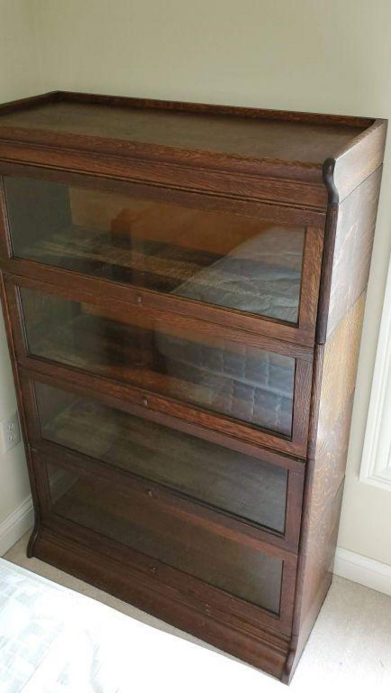 Antique Barrister Bookcases With Glass Doors House Elements Design