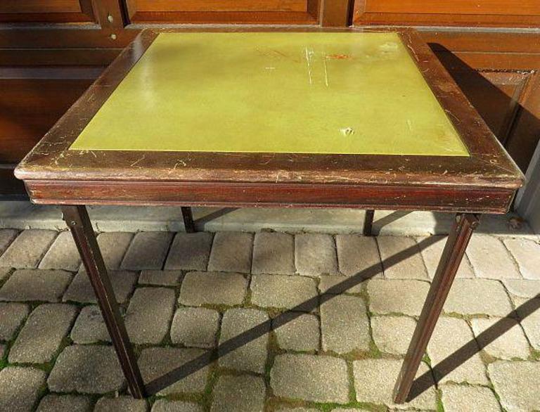 Leg O Matic Card Table Auction Ohio LegOMatic Card Table