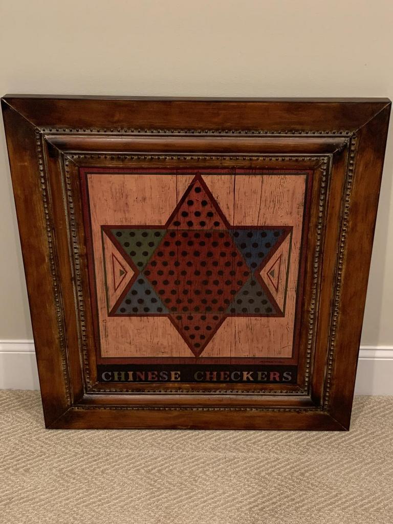 Auction Ohio Chinese Checkers Wall Décor
