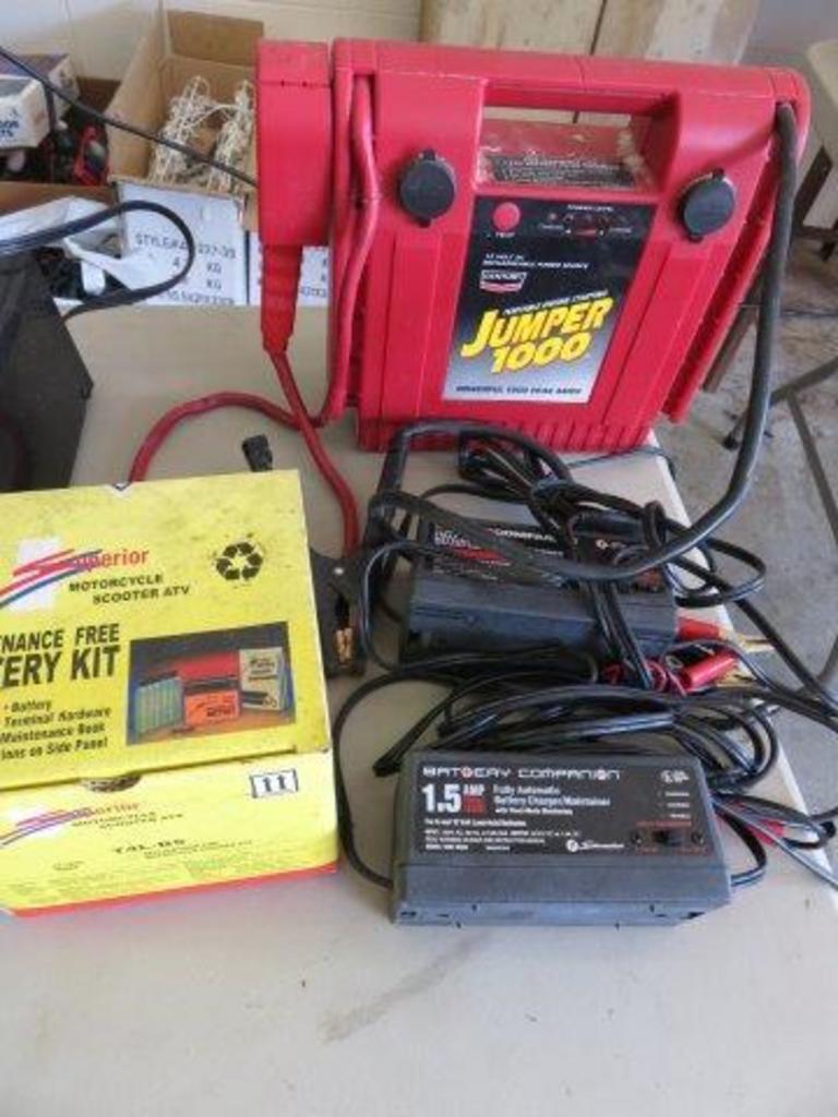 Auction Ohio Battery Jumper and More