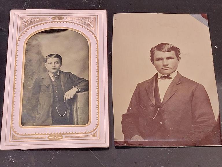 Auction Ohio Vintage Tin Photos