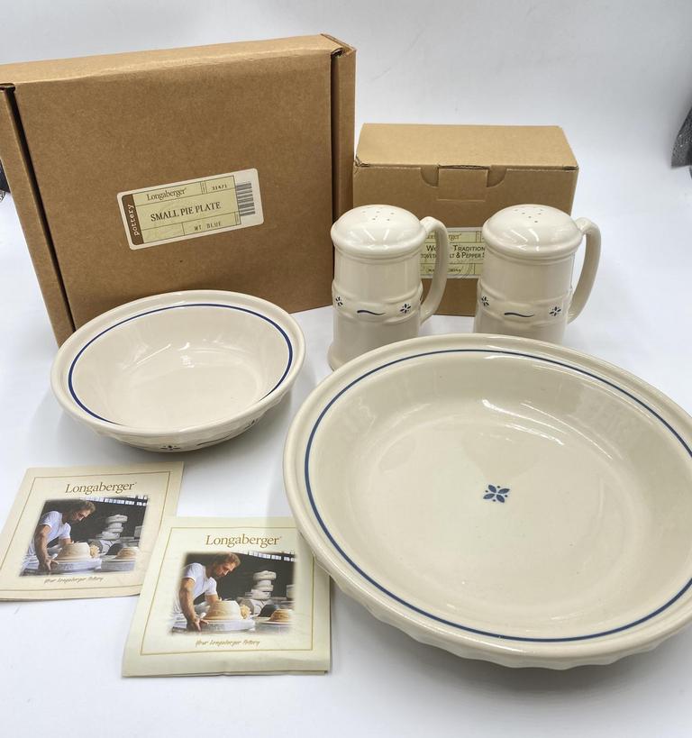 Auction Ohio Longaberger Pottery Grouping