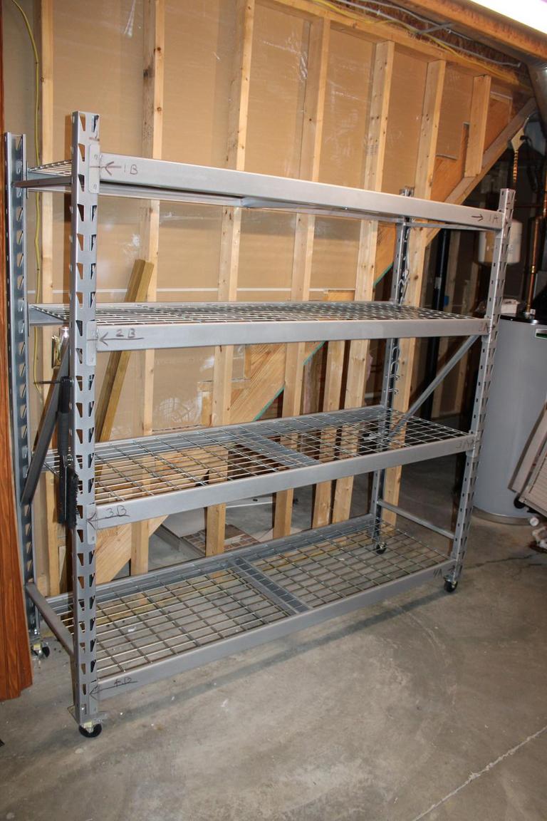 Auction Ohio Metal Utility Shelf