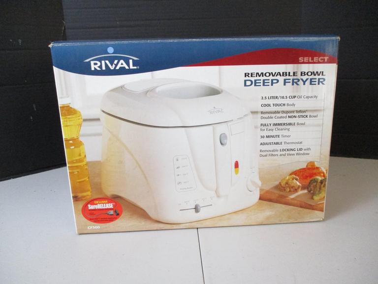 Auction Ohio New Rival Deep Fryer