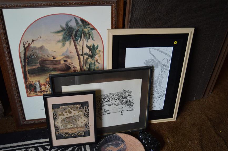 Auction Ohio Unusual artwork lot etc