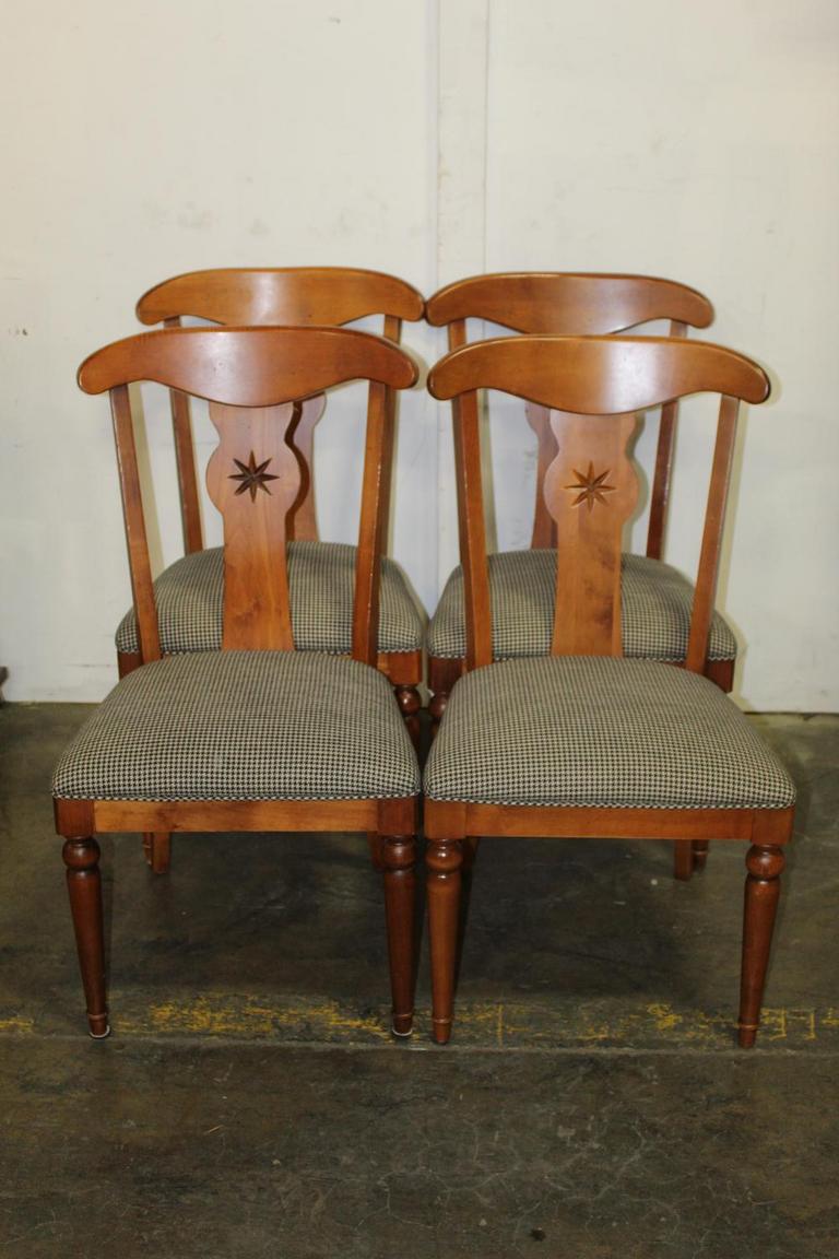 Auction Ohio Ethan Allen Dining Chairs