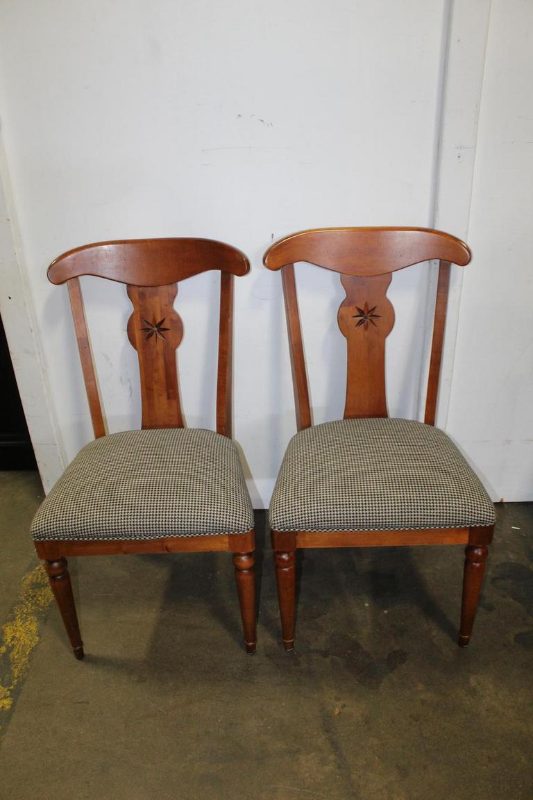 Auction Ohio Ethan Allen Dining Chairs