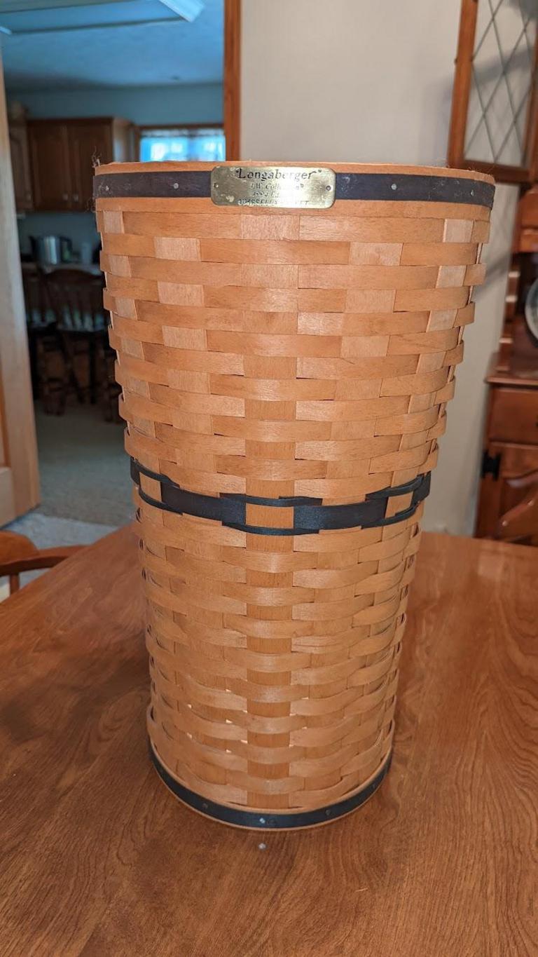 Auction Ohio Umbrella Longaberger Basket