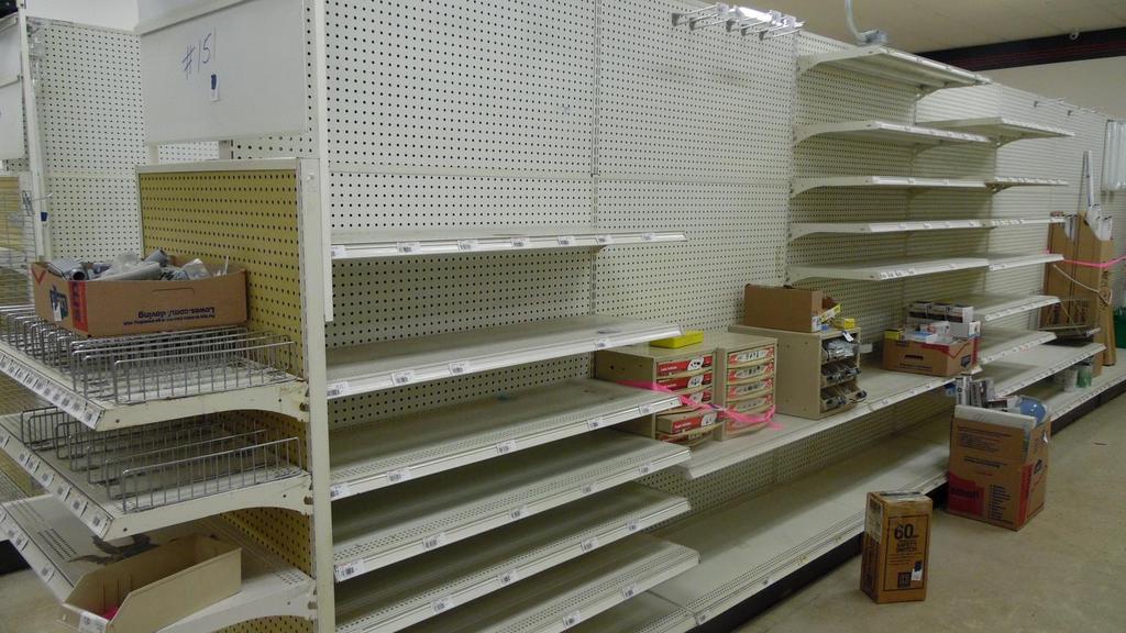 Auction Ohio 28' Gondola Shelving