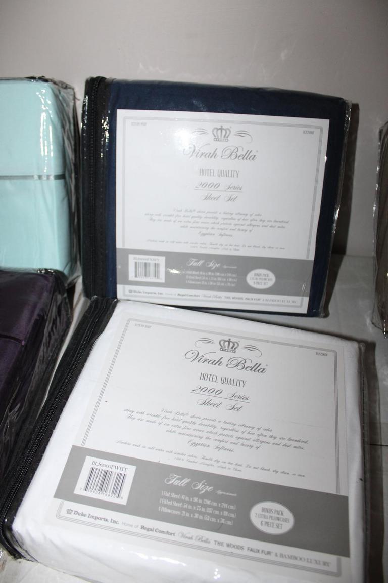 Auction Ohio Virah Bella Full Sheet Sets