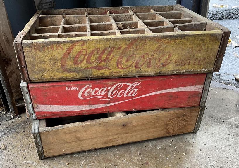 Auction Ohio Vintage Coke Crates