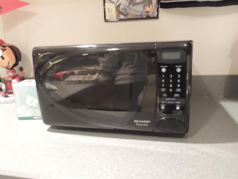 Auction Ohio Sharp Carousel Microwave