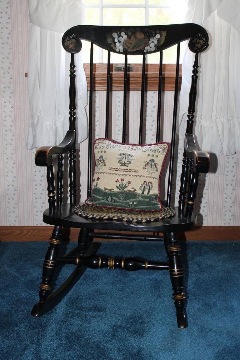 Auction Ohio Hitchcock Rocking Chair