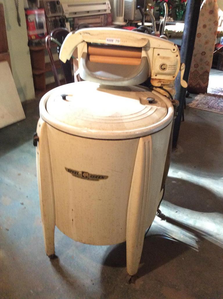 Auction Ohio Speed Queen wringer washer