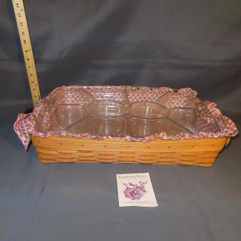 Auction Ohio Longaberger Serving Tray