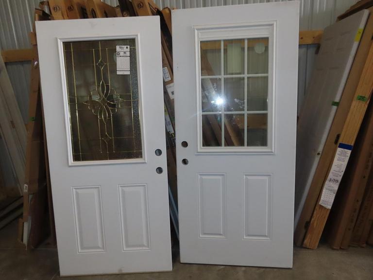 Auction Ohio Exterior Steel Clad Doors