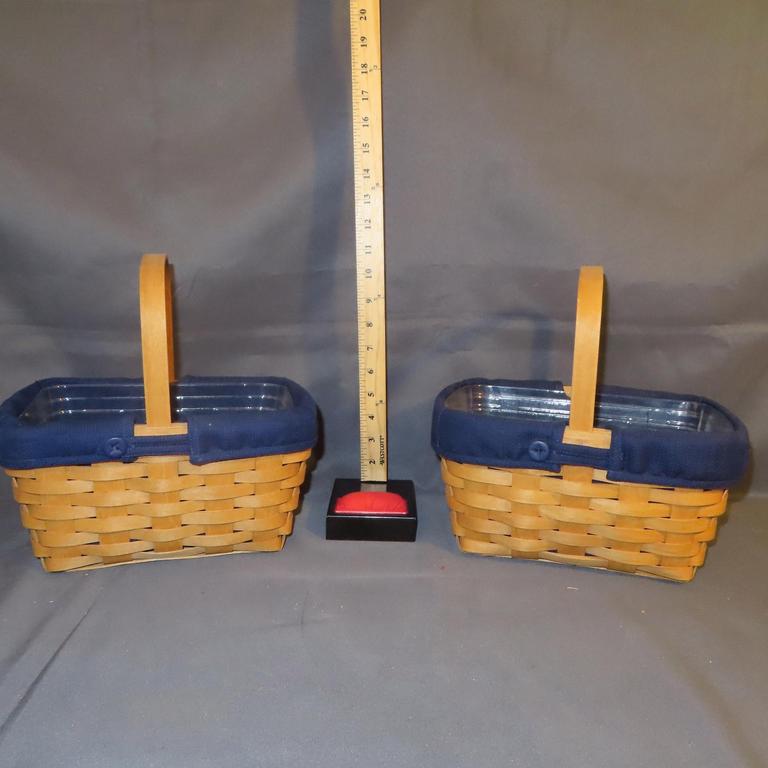 Auction Ohio Pair of Longaberger Baskets