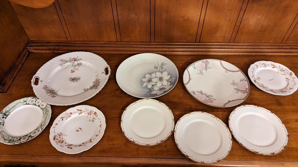 Auction Ohio Vintage porcelain plates