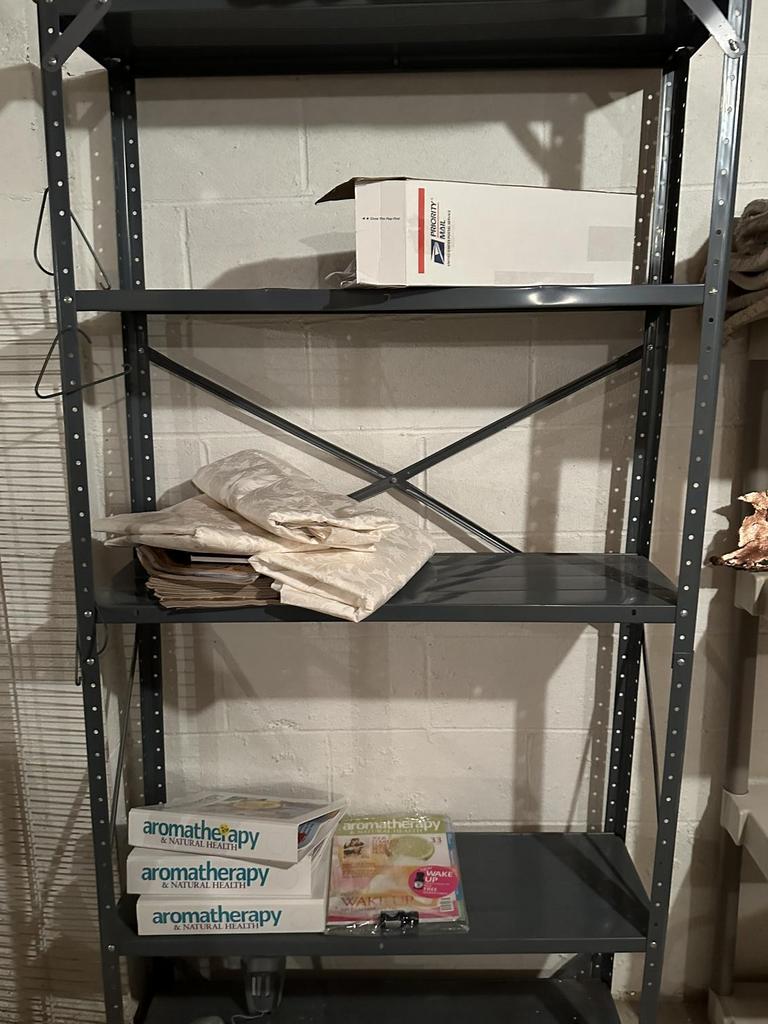 Auction Ohio Metal storage shelf