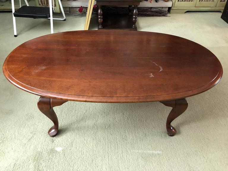 Auction Ohio Queen Anne Coffee Table