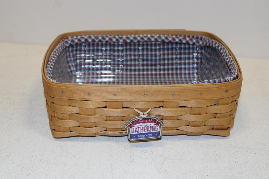 Auction Ohio Signed Longaberger Basket