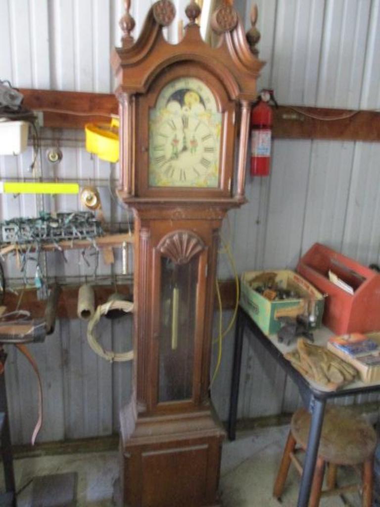 Auction Ohio Grandfather Clock