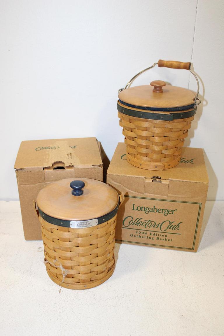 Auction Ohio Signed Longaberger Baskets