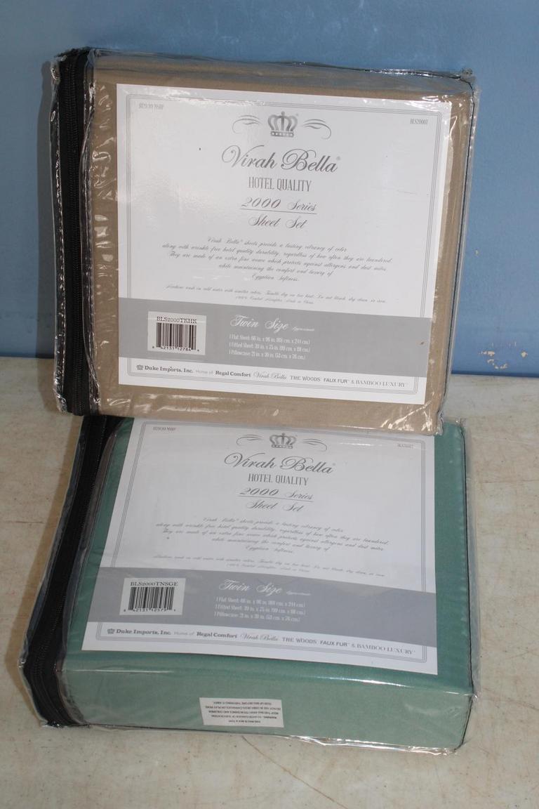 Auction Ohio Virah Bella Twin Sheet Sets