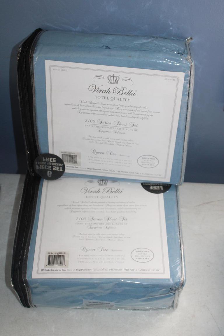 Auction Ohio Virah Bella Queen Sheet Sets