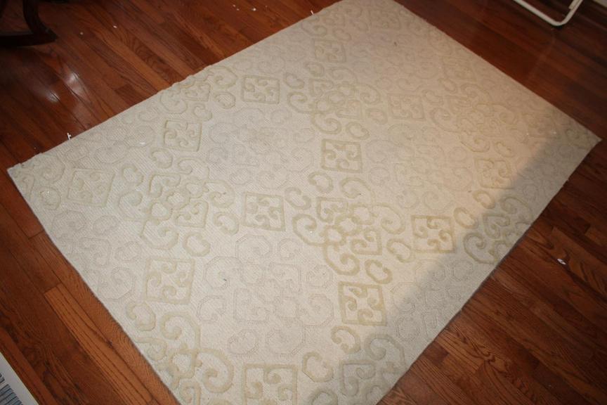 Auction Ohio Cream & Tan Area Rug