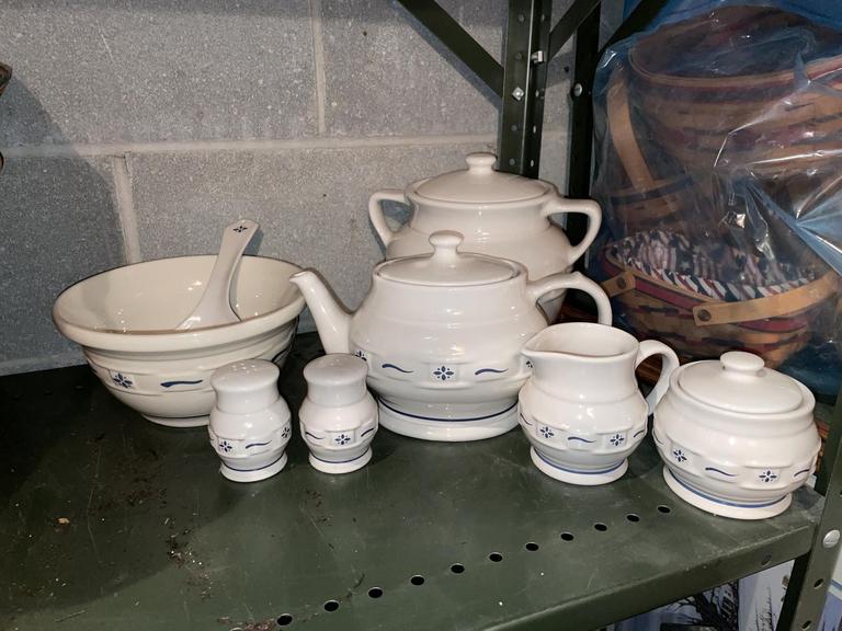 Auction Ohio Longaberger Pottery