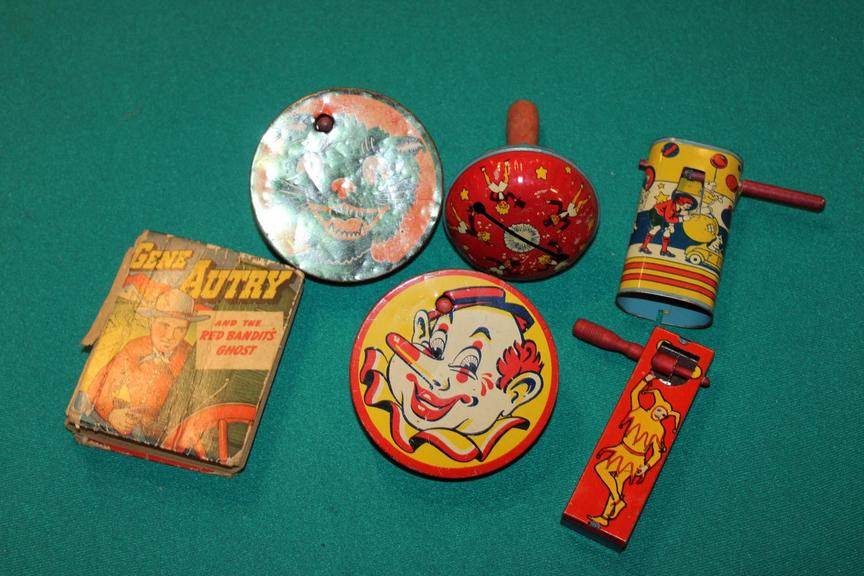 Auction Ohio Vintage Noise Makers & Book