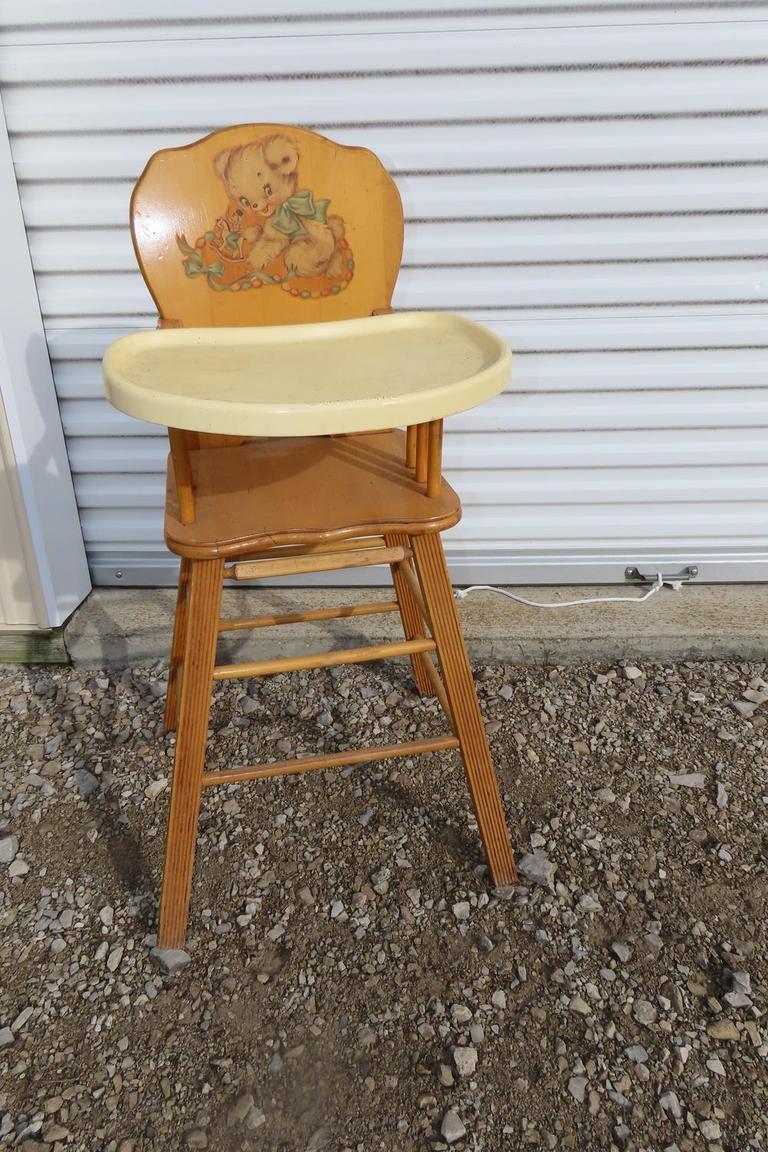 Auction Ohio Vintage High Chair