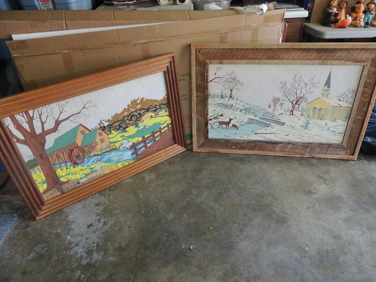 Auction Ohio Hand Painted Pictures