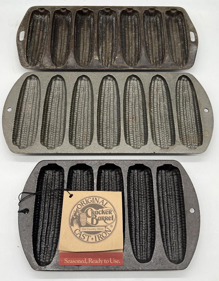 Auction Ohio Cast Iron Cornbread Pan