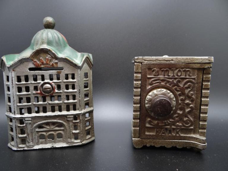 Auction Ohio Antique Cast Iron Banks