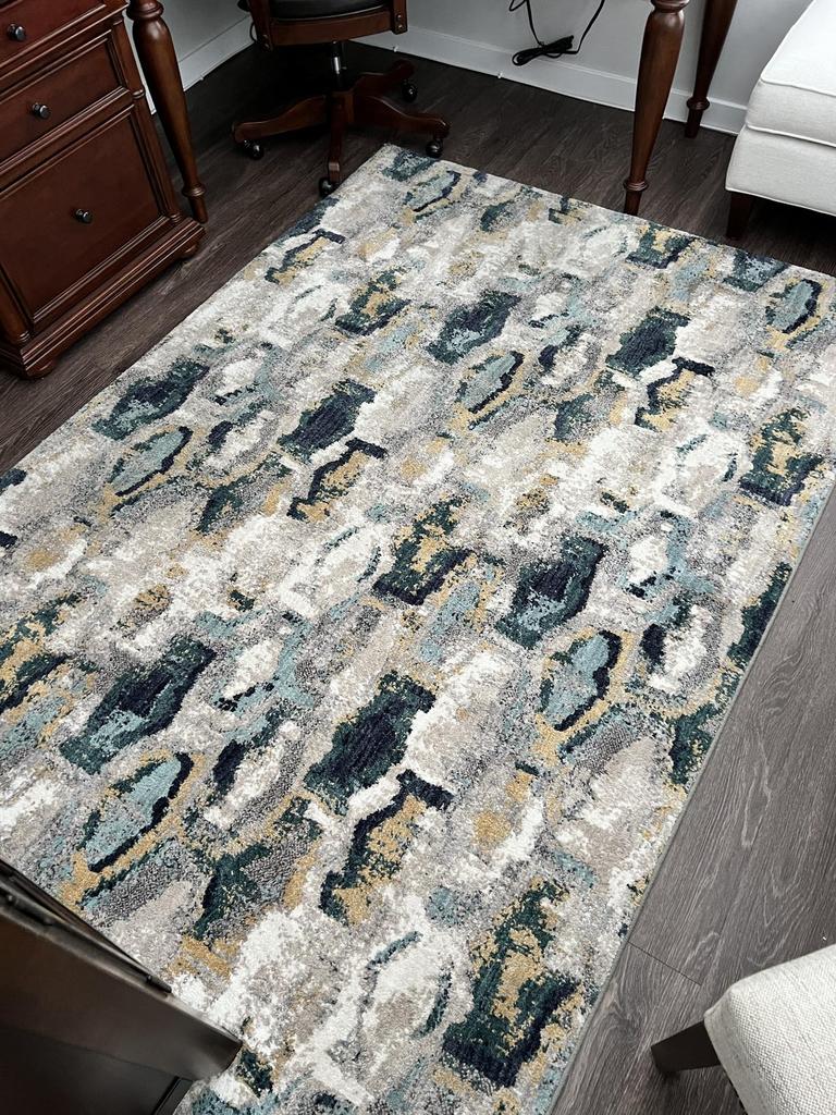 Auction Ohio Karastan Woven Rug & Pad