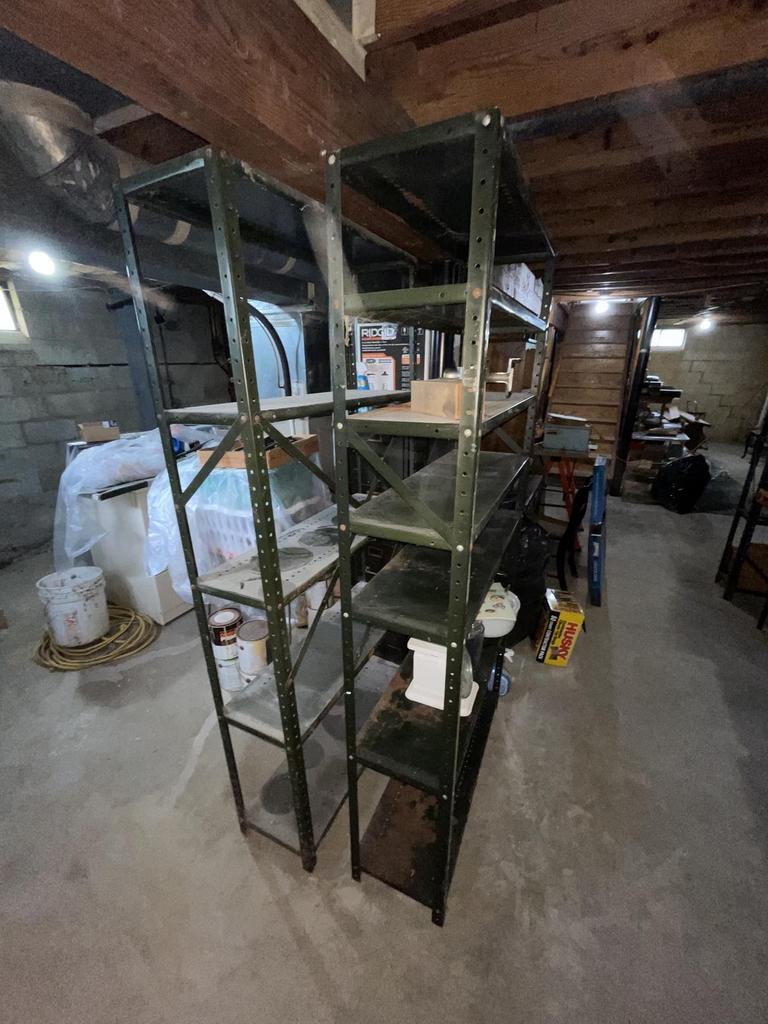 Auction Ohio Metal Shelving Units