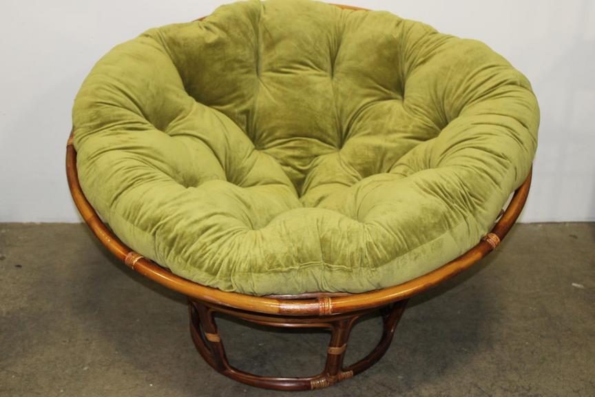 Auction Ohio Rattan Papasan Chair