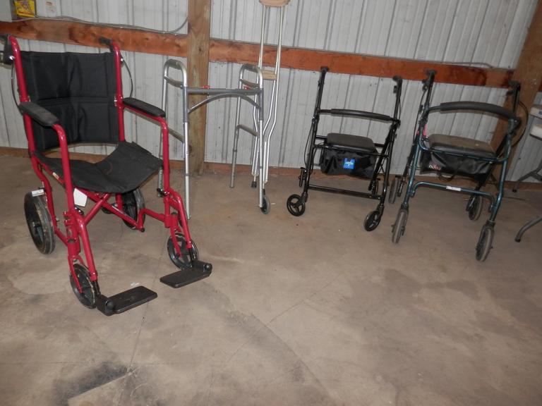 Auction Ohio Walkers And Wheelchair