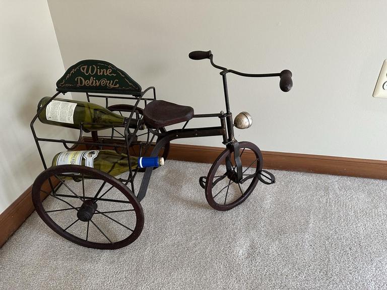 Auction Ohio Bicycle wine rack