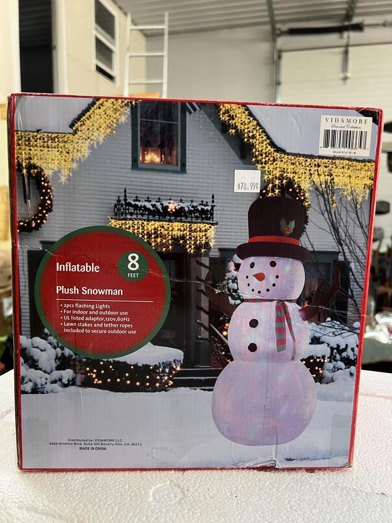 Auction Ohio Christmas blow ups