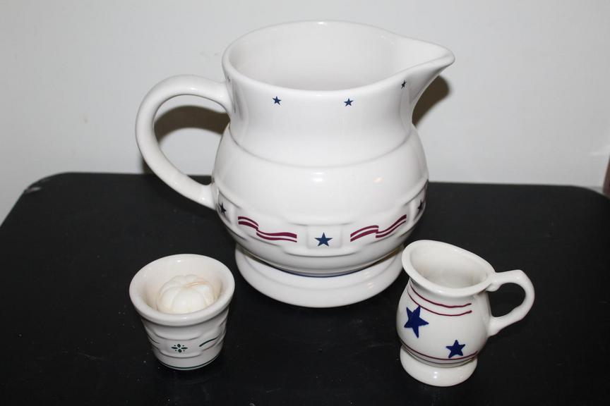 Auction Ohio Longaberger pottery