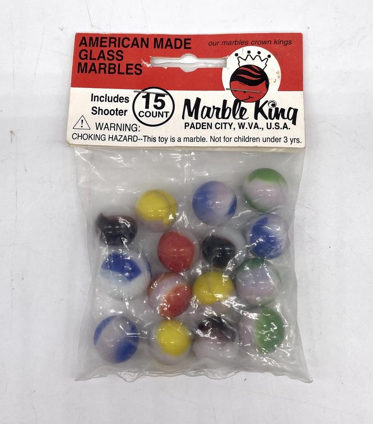 Auction Ohio Marble King Glass Marbles