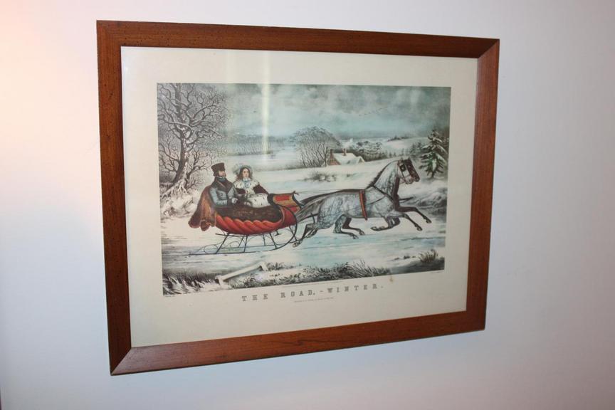 Auction Ohio Currier & Ives Print