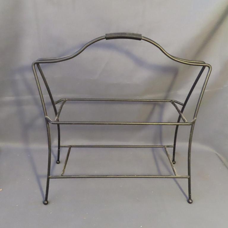 Auction Ohio Wrought Iron Display Stand