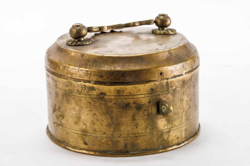 Auction Ohio Antique Brass Container