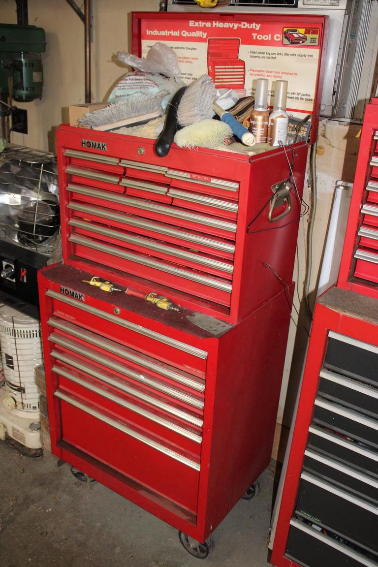 Auction Ohio Homak Tool Chests
