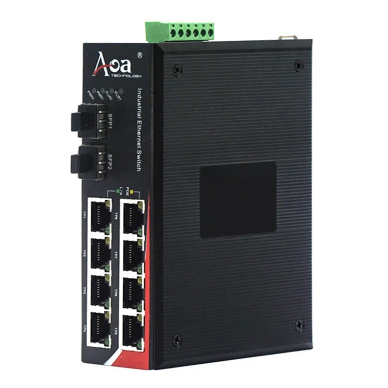 IES3208P 1000M PoE Industrial Switch 8 ports AOA Tech